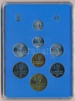 Szlovákia 1993. 10h-10K (7xklf) forgalmi sor dísztokban + "Körmöcbányai Pénzverde / 1328-1993&q...