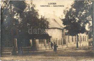 1926 Lovrin, szanatórium / sanatorium / sanatorul. photo (EB)