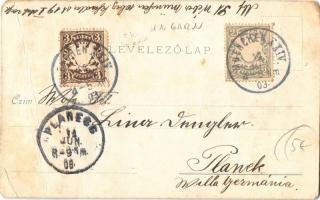 1903 Világos, Siria; Fő utca, vár, templom. Nyomta Bloch H. / Cetatea Siriei / main street, church, ...