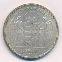 1930. 5P Ag "Horthy jobbra" T:2
Adamo P8