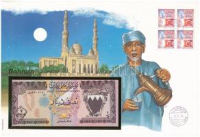 Bahrein 1973. 1/2D felbélyegzett borítékban, bélyegzéssel T:I  Bahrain 1973. 1/2 Dinar in envelope with stamp and cancellation C:UNC
