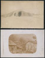 1915 Életképek az olasz frontról, 2 db fotólap, 9×14 cm / WW I, Italy, 2 photos