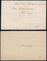 1915 Életképek az olasz frontról, 2 db fotólap, 9×14 cm / WW I, Italy, 2 photos
