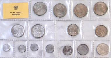 Lengyelország 1949-1975. 1gr-20Zl (15x) forgalmi sor lezárt fóliatokban T:1
Poland 1949-1975. 1 Gro...