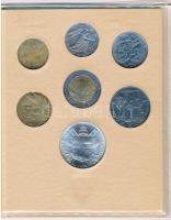 Vatikán 1985. 10L-1000L (7xklf) közte 1000L Ag, forgalmi sor eredeti tokban T:1
Vatican 1985. 10 Li...