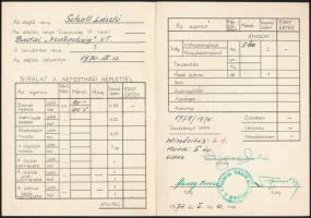 1970 Az Országos Trófea Bírálóbizottság által kiállított szarvasagancs bírálati lap