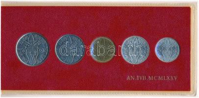 Vatikán 1975. 5L-100L (5xklf) forgalmi sor, eredeti tokban T:1
Vatican 1975. 5 Lire - 100 Lire (5xd...