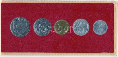 Vatikán 1975. 5L-100L (5xklf) forgalmi sor, eredeti tokban T:1
Vatican 1975. 5 Lire - 100 Lire (5xd...