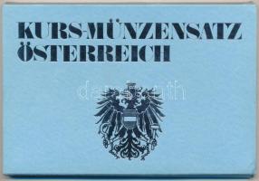 Ausztria 1982. 2gr-20Sch (8xklf) forgalmi sor eredeti tokban T:1 Austria 1982. 2 Groschen - 20 Schilling (8xdiff) coin set in original case C:UNC