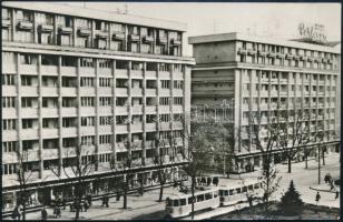 1967 Szegedi E.A.C. futballistái által aláírt képeslap (Vass Ferenc, Rábay, Tóth, Dezsőfi, stb.)