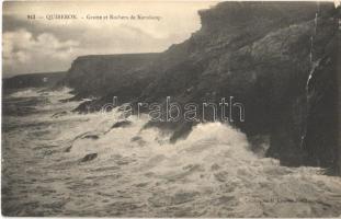 Quiberon, Grotte et Rochers de Kerniscop / cave, rocks, shore (fa)