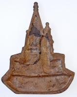 DN "Budapest - Halászbástya" egyoldalas, öntött Br plakett (157x124mm) T:2