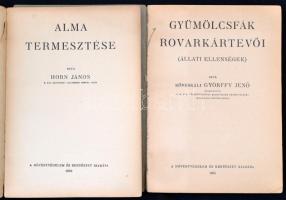 Növényvédelem és kertészet könyvtára 2 kötete: 
K. Györffy Jenő: Gyümölcsfák rovarkártevői.; 
Horn...