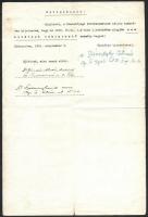1941 Bp., Nyilatkozat nem zsidó származásról