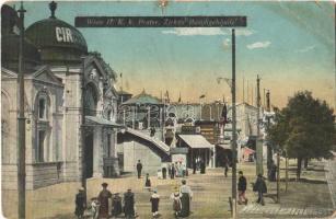 1916 Wien, Vienna, Bécs II. K. k. Prater, Zirkus Buschgebäude, Rutschbahn  / circus, slide (r)