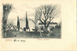1899 Savudrija, Salvore; Chiesa S. Giovanni / church. L. Novak (tear)