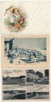 50 db RÉGI képeslap vegyes minőségben: magyar és külföldi városok, motívumok / 50 pre-1945 postcards...