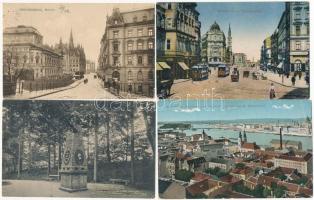 50 db RÉGI képeslap vegyes minőségben: magyar és külföldi városok, motívumok / 50 pre-1945 postcards...