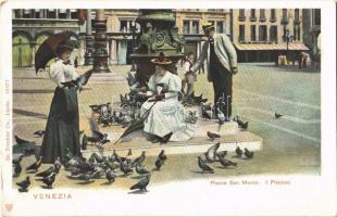 Venezia, Venice; Piazza San Marco, I Piccioni / St Marks Square, pigeons (EK)