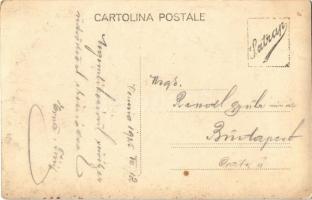 1925 Venezia, Venice; Piazza San Marco / St. Mark's Square, Basilica, pigeons. photo