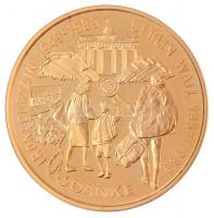 Bozó Gyula (1913-2004) DN "IRON CURTAIN 1949-1989 - BERLIN WALL 1961-1989 - DANKE / THANKS"...