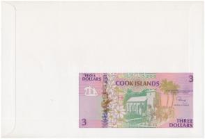 Cook-szigetek/Aitutaki 1992. 3$ felbélyegzett borítékban, bélyegzéssel T:I 	
Cook-szigetek/Aitutaki...
