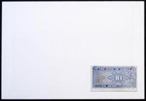 Dél-Korea 1962. 10J felbélyegzett borítékban, bélyegzéssel T:I 	
South Korea 1962. 10 Jeon in envel...