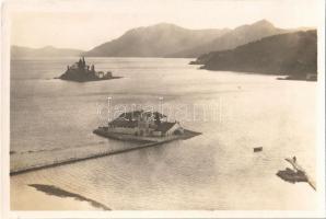 Corfu, Kerkyra; Vlacherna Monastery next to the Pontikonisi islet (Mouse Island) with Byzantine chapel. photo