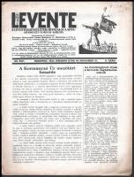 1929-1933 Levente. A Levente Egyesületek hivatalos lapja 2 száma, VIII. évf. 5. sz., XII. évf. 11. sz.