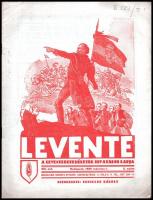 1929-1933 Levente. A Levente Egyesületek hivatalos lapja 2 száma, VIII. évf. 5. sz., XII. évf. 11. s...