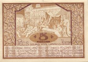 Pécs 1920. 5K T:II