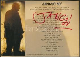 Jancsó Miklós aláírása 3 db nyomtatványon