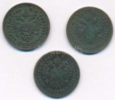 1851B 1kr Cu + 1851E 1kr Cu + 1851G 1kr Cu T:2-3