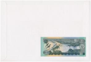 Etiópia 1976. 1B, felbélyegzett borítékban, bélyegzéssel T:1 Ethiopia 1976. 1 Birr in envelope with ...
