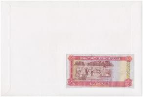 Gambia 1991-1995. 5D felbélyegzett borítékban, bélyegzéssel T:1 Gambia 1991-1995. 5 Dalasis in envel...