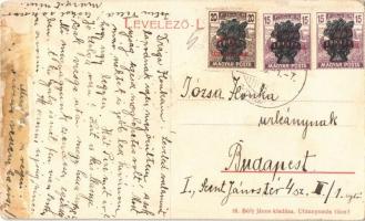 1922 Rozsnyó, Roznava; Evangélikus főgimnázium. Búfy János kiadása 58. / grammar school (ragasztónyo...