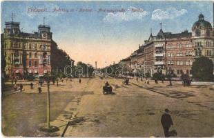1917 Budapest VI. Andrássy út, Kodály körönd. Photo-Iris No. 16.