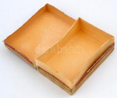 cca 1930 Rogátsy pipere borax reklámos papír doboz 11x7,5 cm