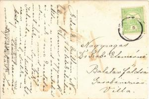 1914 Crikvenica, Cikrvenica; teniszező úri társaság. "Másnap kitört a háború" + "Mode...