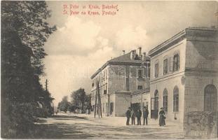 Pivka, St. Petra na Krasu, San Pietro del Carso, St. Peter in Krain; Bahnhof / Postaja / railway station