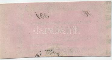 Miskolc 1860. 10kr rózsaszín papíron T:I