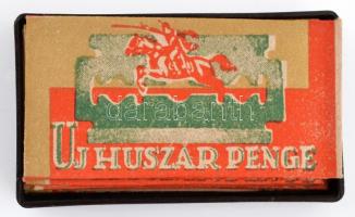 cca 1940 2 teli doboz Huszár borotvapenge