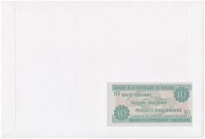 Burundi 1991. 10Fr felbélyegzett borítékban, bélyegzéssel T:1
Burundi 1991. 10 Francs in envelope w...