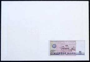 NDK 1975. 5M felbélyegzett borítékban, bélyegzéssel T:1
GDR 1975. 5 Mark in envelope with stamp and...