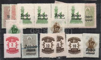 1946. 20db AP okmánybélyeg, bankjegyként is használták!