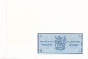 Finnország 1963. 5M felbélyegzett borítékban, bélyegzéssel T:1
Finland 1963. 5 Markkaa in envelope ...