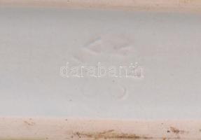 Gorka pálinkás készlet, kerámia, jelzett (Iparművészeti Vállalat), két kupica, h: 32 cm, m: 6 cm, sz...