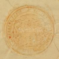 1816 Tarkovics Gergely (1715-1841) ungvári püspök oklevele  Anderkó Péternek, Máramaros vidéki vikár...