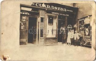 1921 Budapest III.Óbuda, Veress Antal és Társa cukrászda (fa)