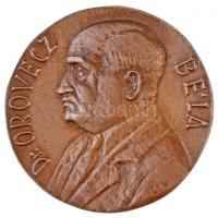 1973. "Dr. Orovecz Béla / Országos Mentőszolgálat 25 éves jubileuma emlékére" Br emlékérem (67mm) T:2